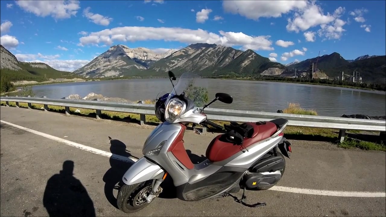 小排机车馆比亚乔piaggiobv350banffdaytrip