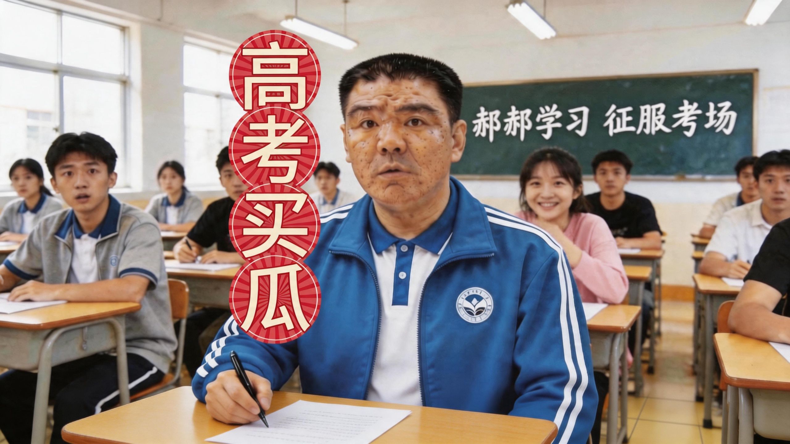 买瓜，但是郝哥高考