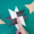 童年的折纸玩具大升级，会变形的手里剑！