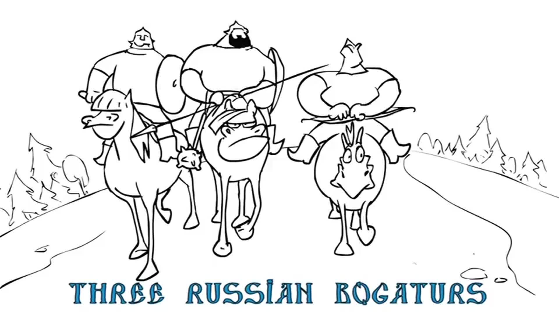 幽默短篇动画《俄罗斯三兄弟》合集