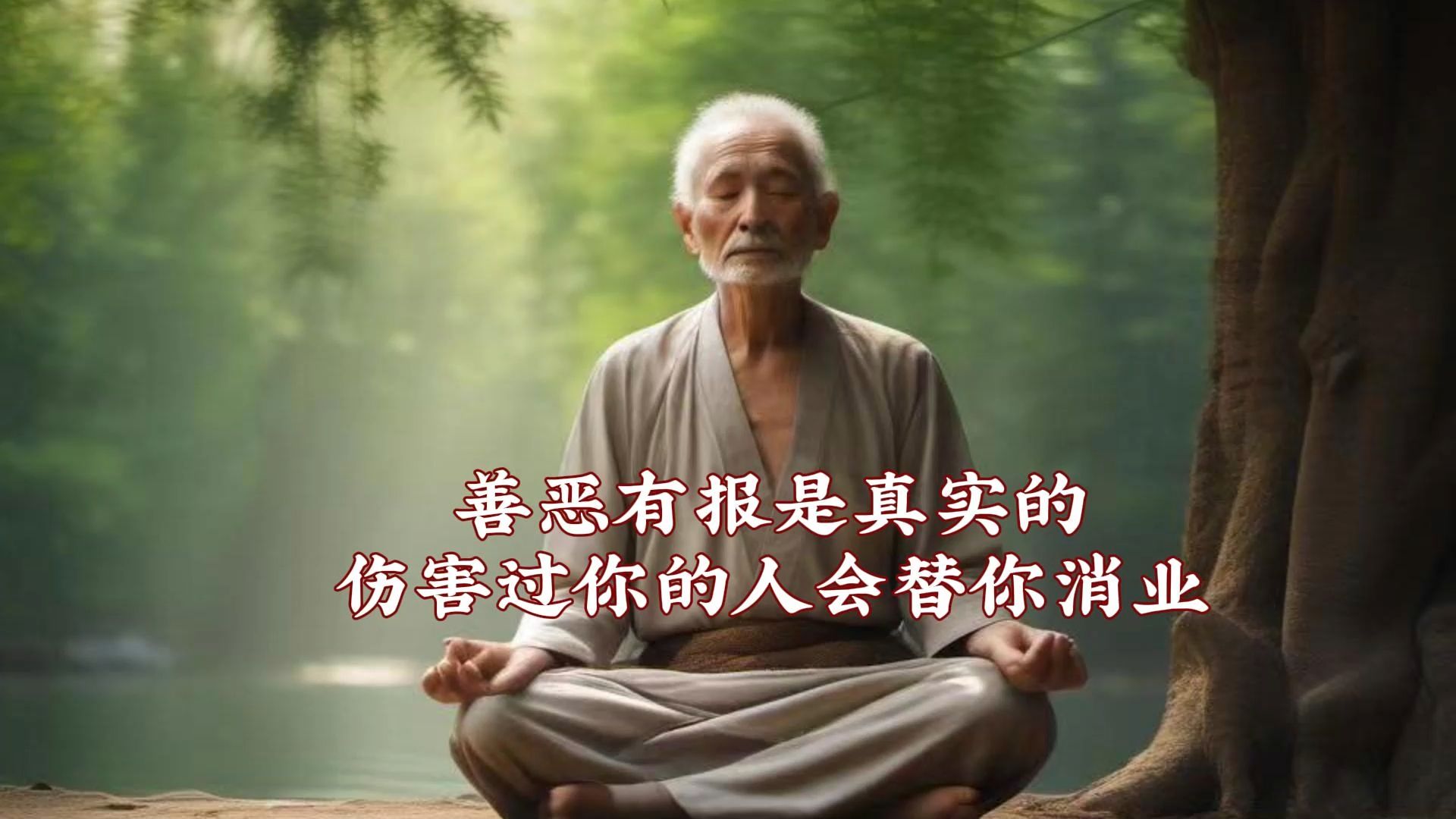 弘一法师说:欺骗过你的人，会替你生病，欺负你的人，会替你受苦，打压你的人，会替你遭殃