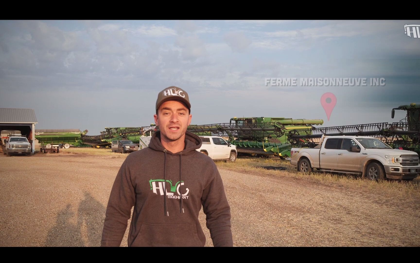 这个加拿大农民在他15000公顷的农场上买了8个约翰·迪尔X9！