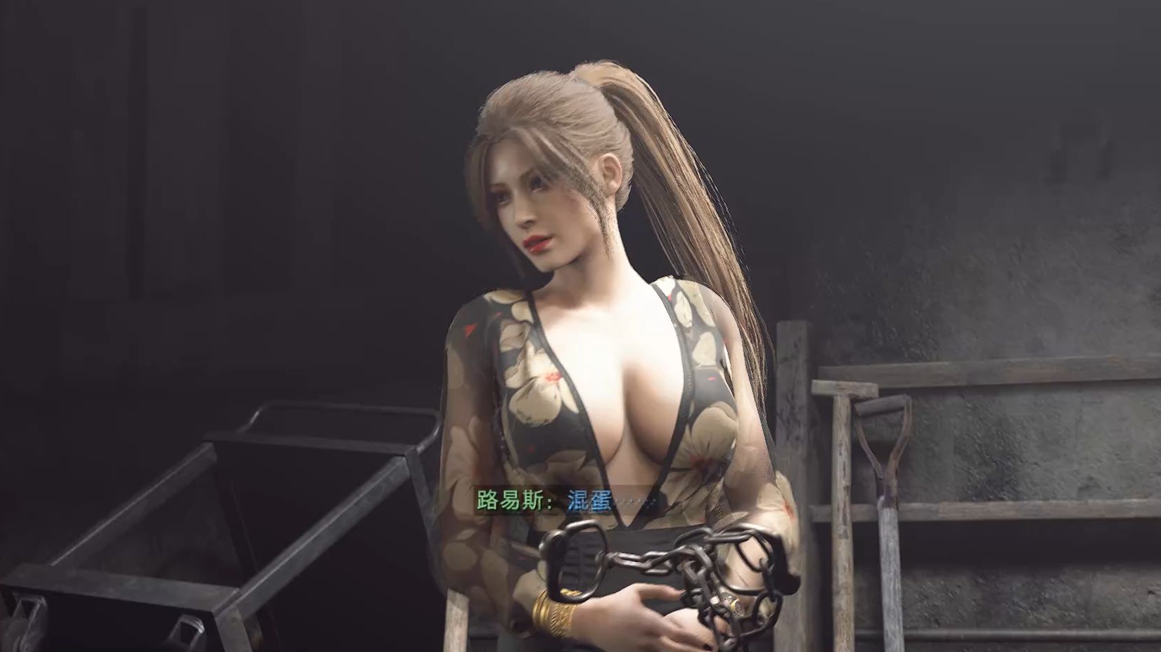 【生化危机4重制版】第二章开篇 三倍随机敌人+玩家有限闪避体术MOD