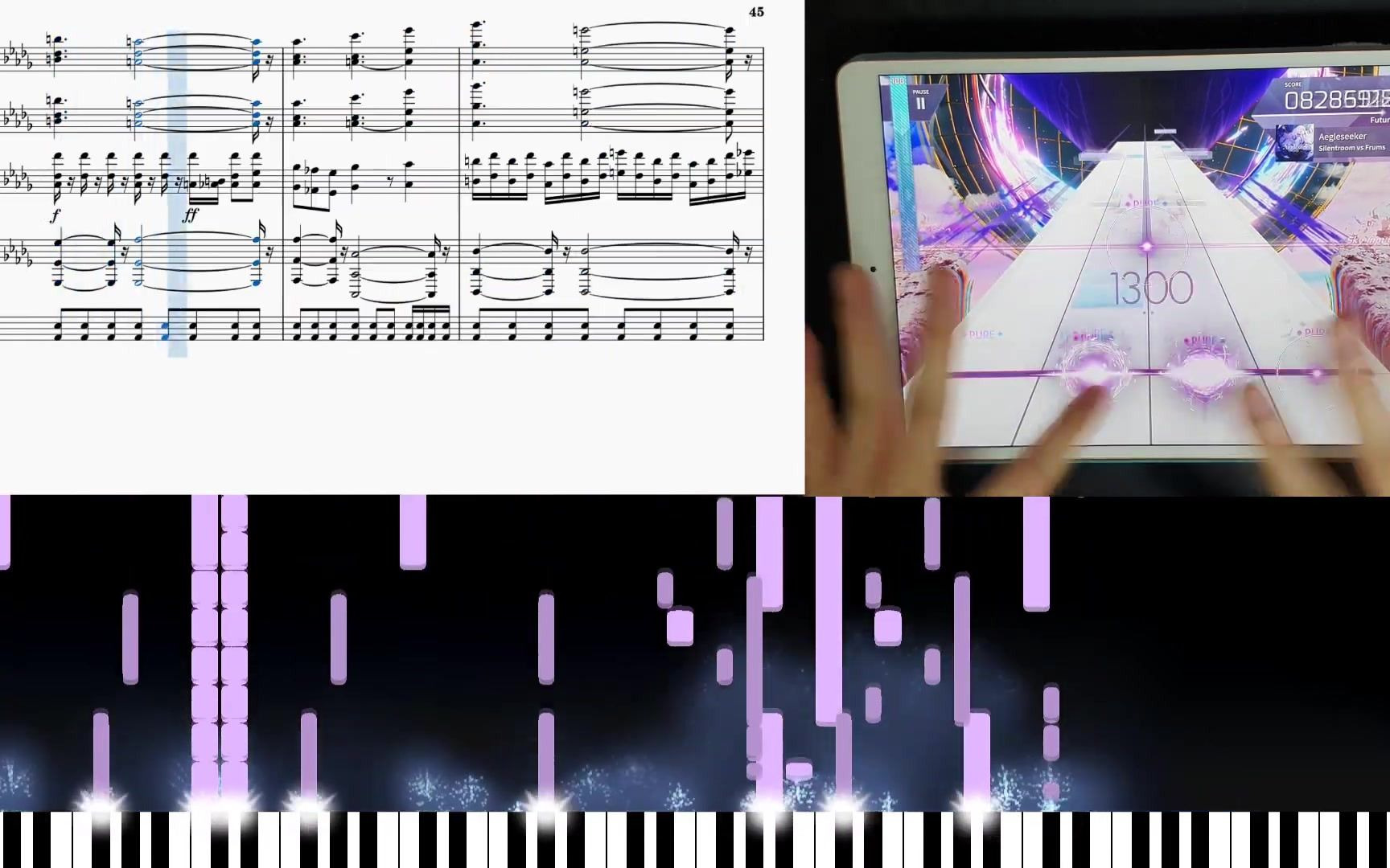 Arcaea Piano Aegleseeker Silentroom Vs Frums Mangomint