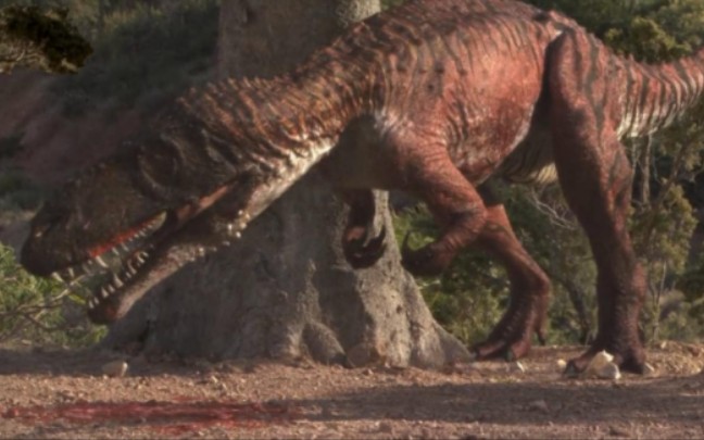 恐龙革命：格氏蛮龙。身长10.5米。体重3至3.5吨。正当一切都在异特龙的撑控中时意外状况发生了而这时一个更强者出现了那就是格氏蛮龙当然速度肯定没异特龙快或许。