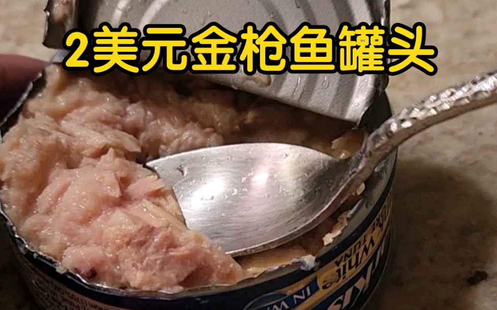 美国卖得最多的罐头？2美元金枪鱼罐头体验