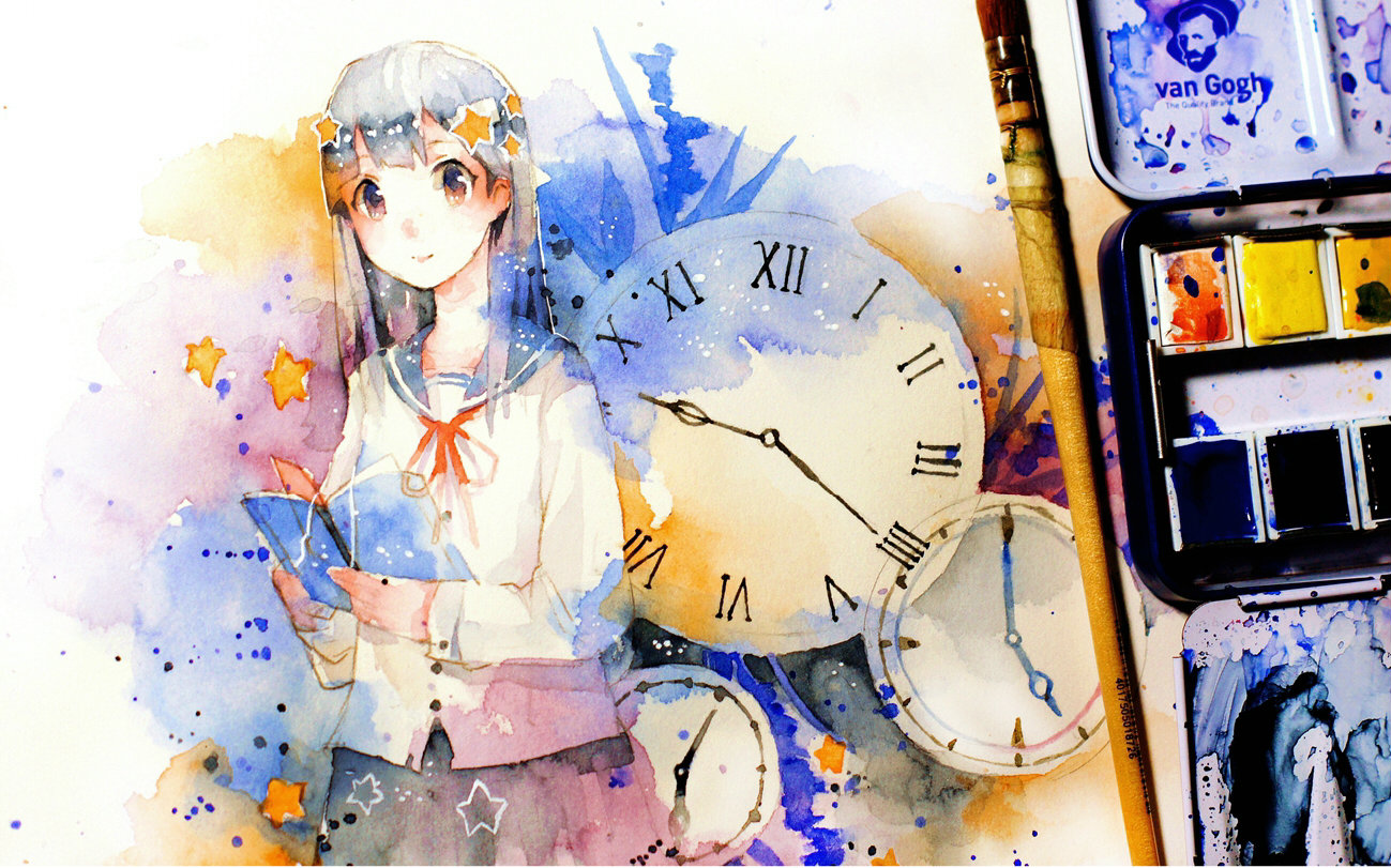 动漫水手服少女 手机壁纸 动漫卡通 我要个性网