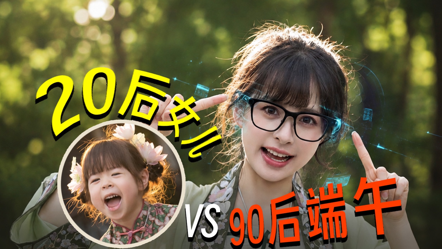 当90后数码博主试图给20后女儿开开眼……
