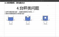 10.3 科学探究：浮力的大小（台秤类问题2）