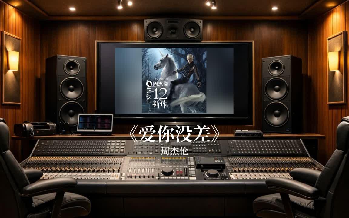 在专业录音棚听《爱你没差》 - 周杰伦