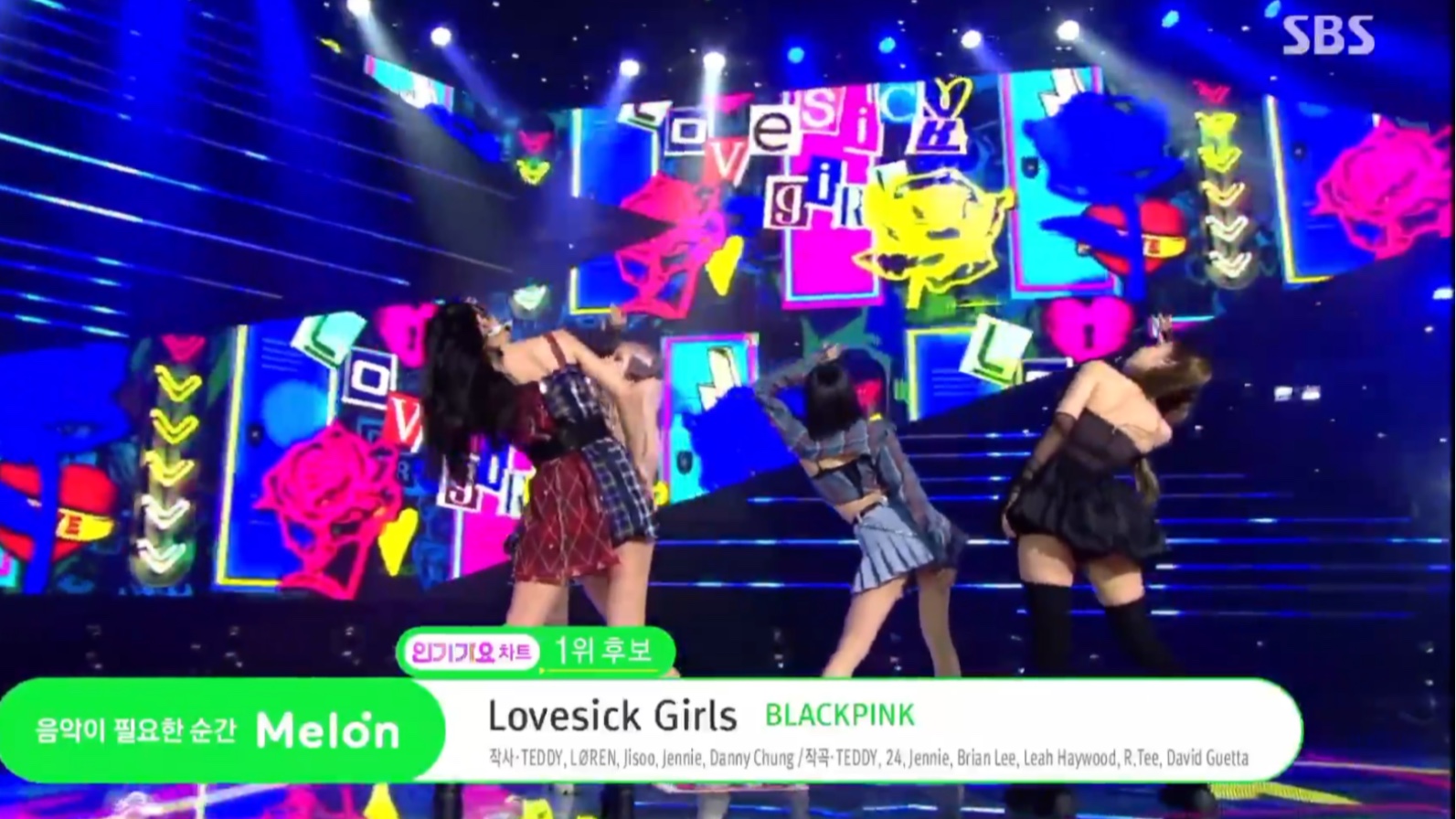 blackpink最新lovesickgirls舞台超清视频来啦
