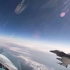 【军事】丹麦F-16BM战斗机拦截俄罗斯图-160轰炸机和苏-27战斗机