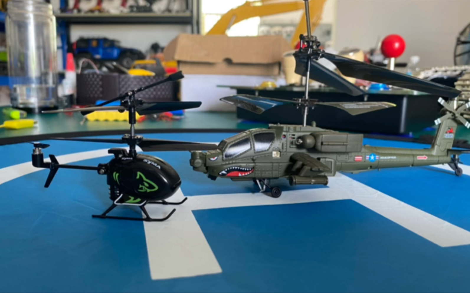 今天又收到了司马官方寄来的两个遥控直升机 好玩#司马无人机#司马S109G