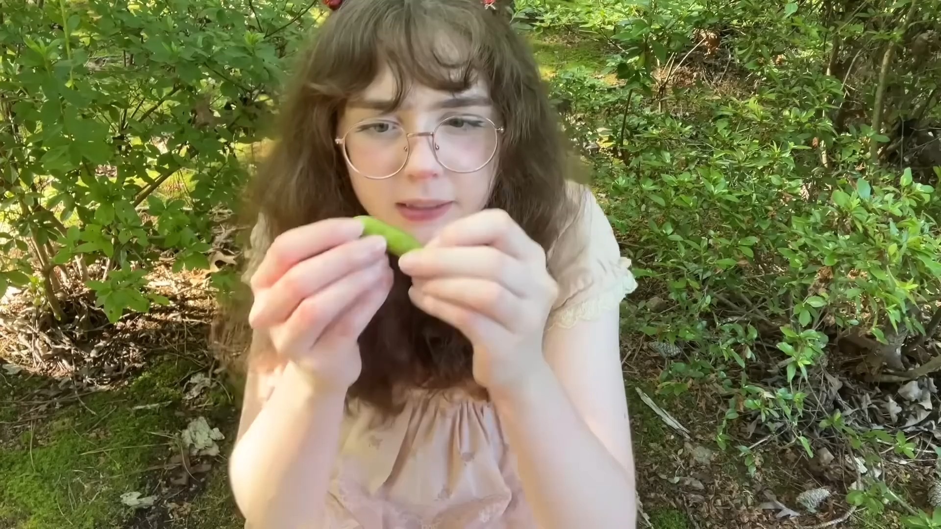 [clara] i am eating all the vegetables in your garden!!! ASMR