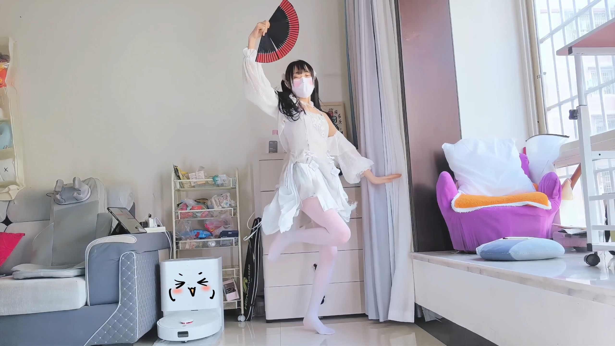 【团团】是四肢不协调的女友啊（摔倒）祝你新年大红！马上转运！