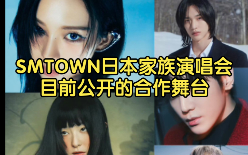 SMTOWN日本家族演唱会目前公开的合作舞台哔哩哔哩bilibili