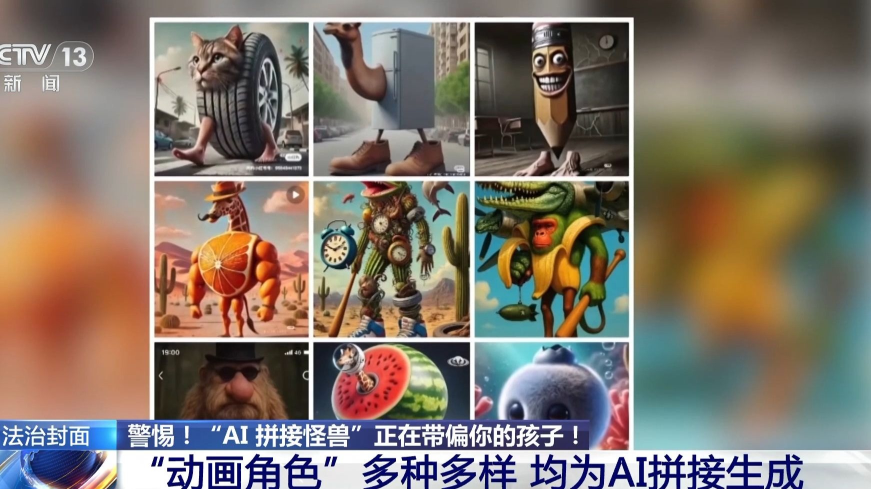 法治在线丨这些爆火视频需警惕！“AI拼接怪兽”正在带偏你的孩子