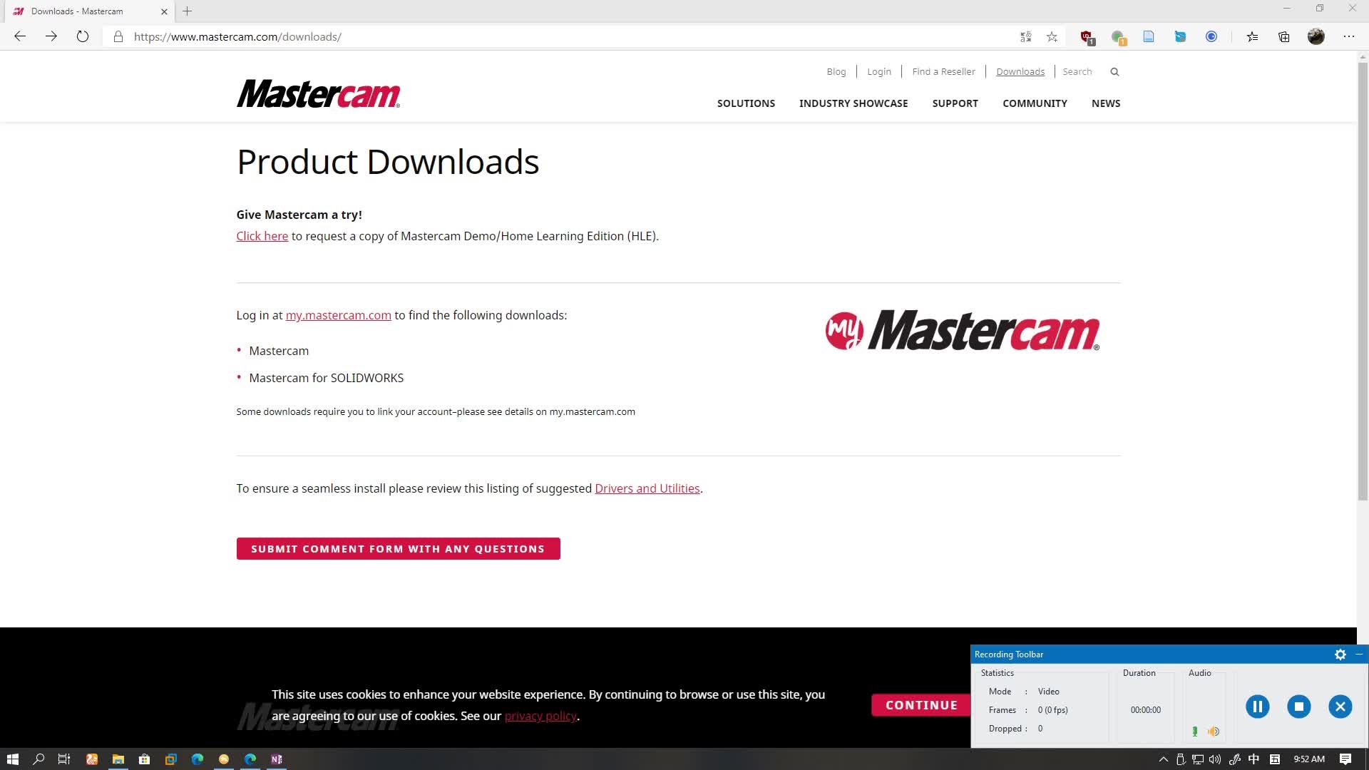 mastercam hle download