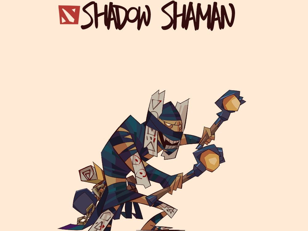 暗影萨满-绘画过程