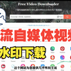 高清无水印下载工具，免费无水印在线下载，短视频创作必备