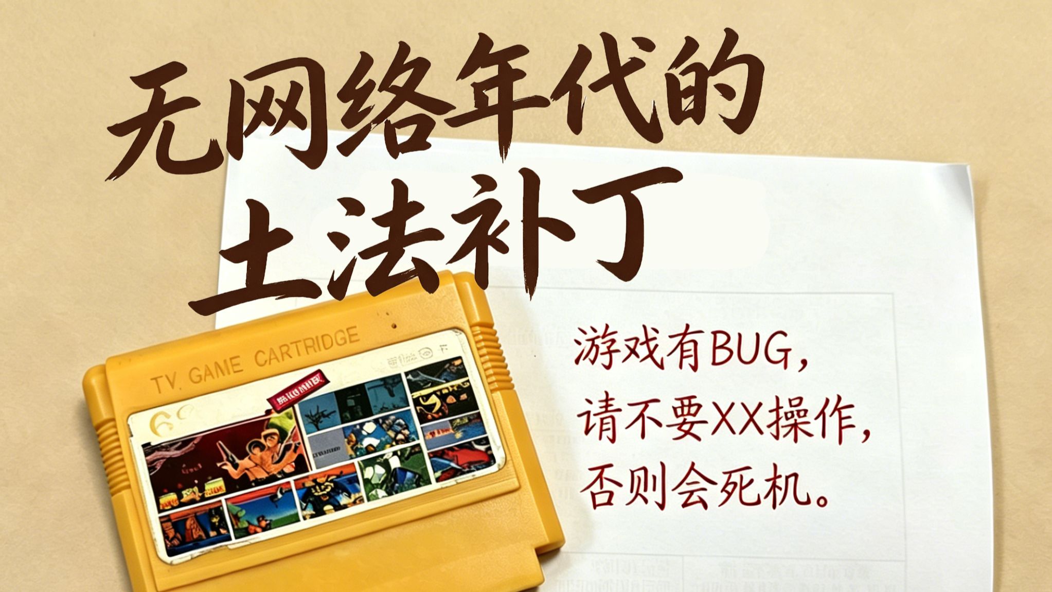 离谱！在没有网络的时代，游戏主机都是怎么打补丁修BUG的