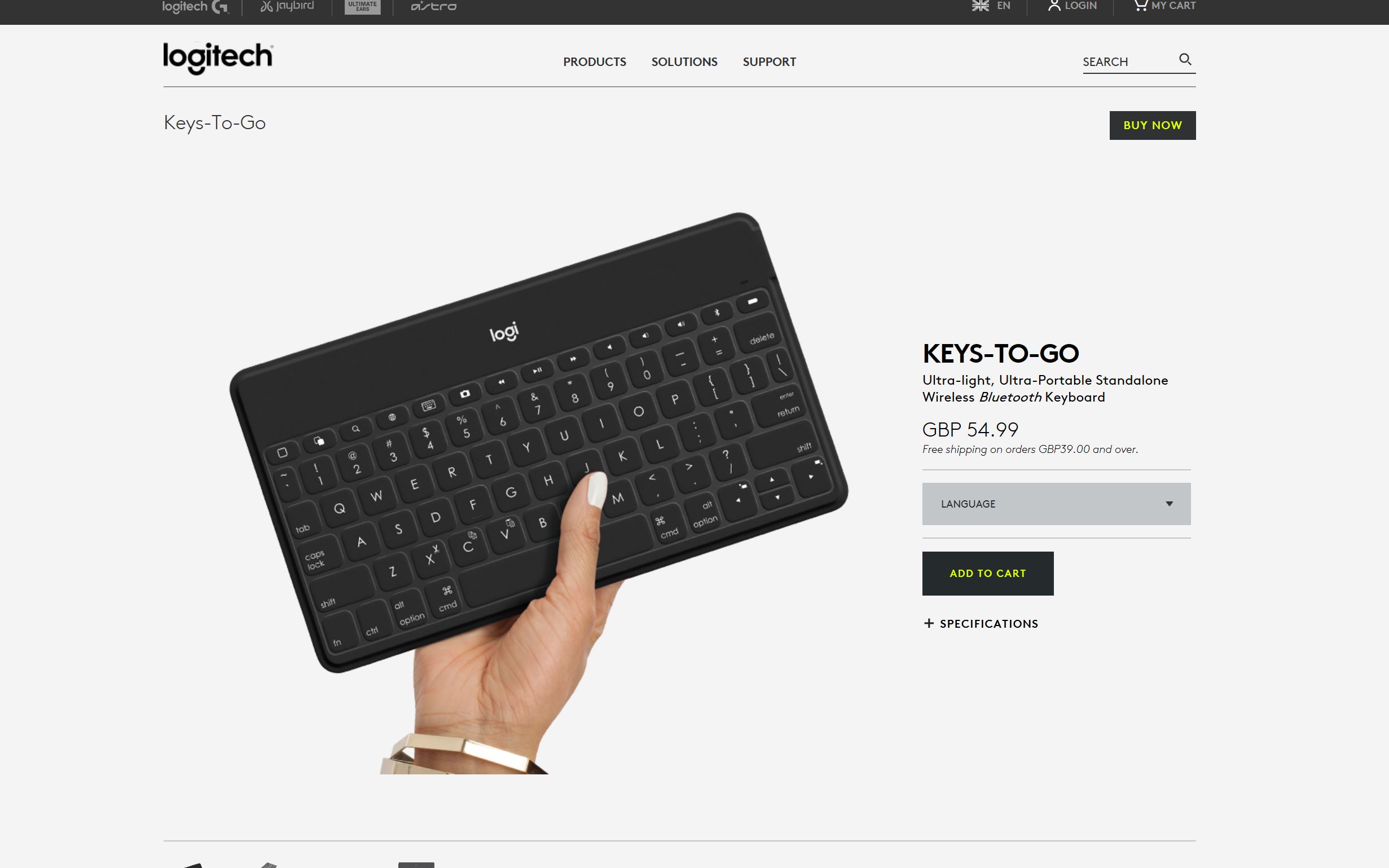 【开箱】罗技Keys to go蓝牙键盘，为ios（iPad, iPad pro, iPhone）量身定制的超便携蓝牙键盘