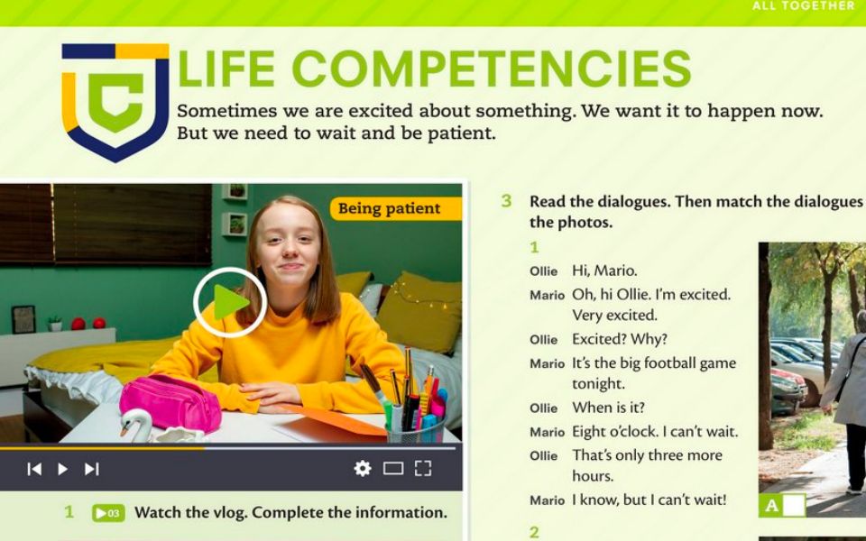 THiNK教材Second Edition A1 Unit 1 LIFE COMPETENCIES