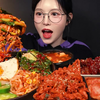 【Boki 中字】拌饭、辣猪肉、烤午餐肉和软豆腐炖菜 自制餐
