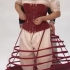 【CuteYuri搬运】穿上19世纪的束腰大裙撑贵妇礼服
