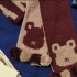 【坑坑原创】小熊围巾编织教程 棒针教程手工DIY自制 织围巾教程