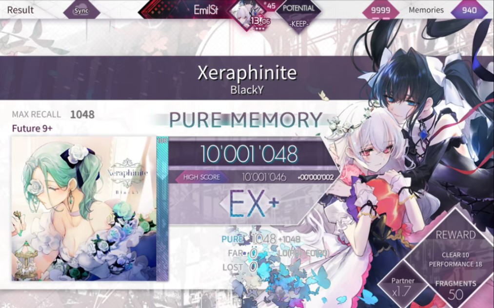 Arcaea 手元 Xeraphinite FTR 理论值 视频下载 Video Downloader