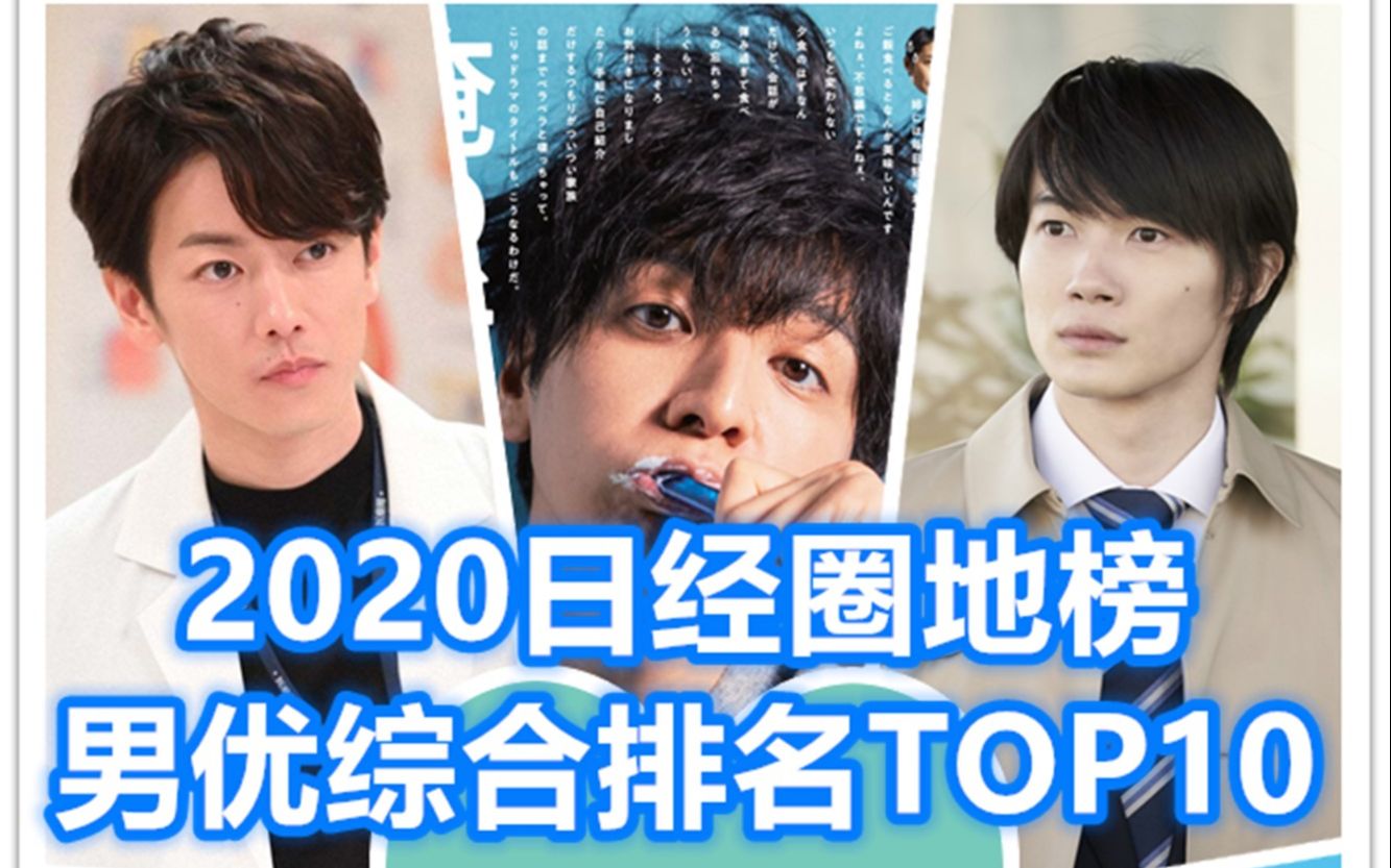 【大榜】2020日经圈地榜 男优综合排名TOP10! ~附排名趋势【薄荷100秒】