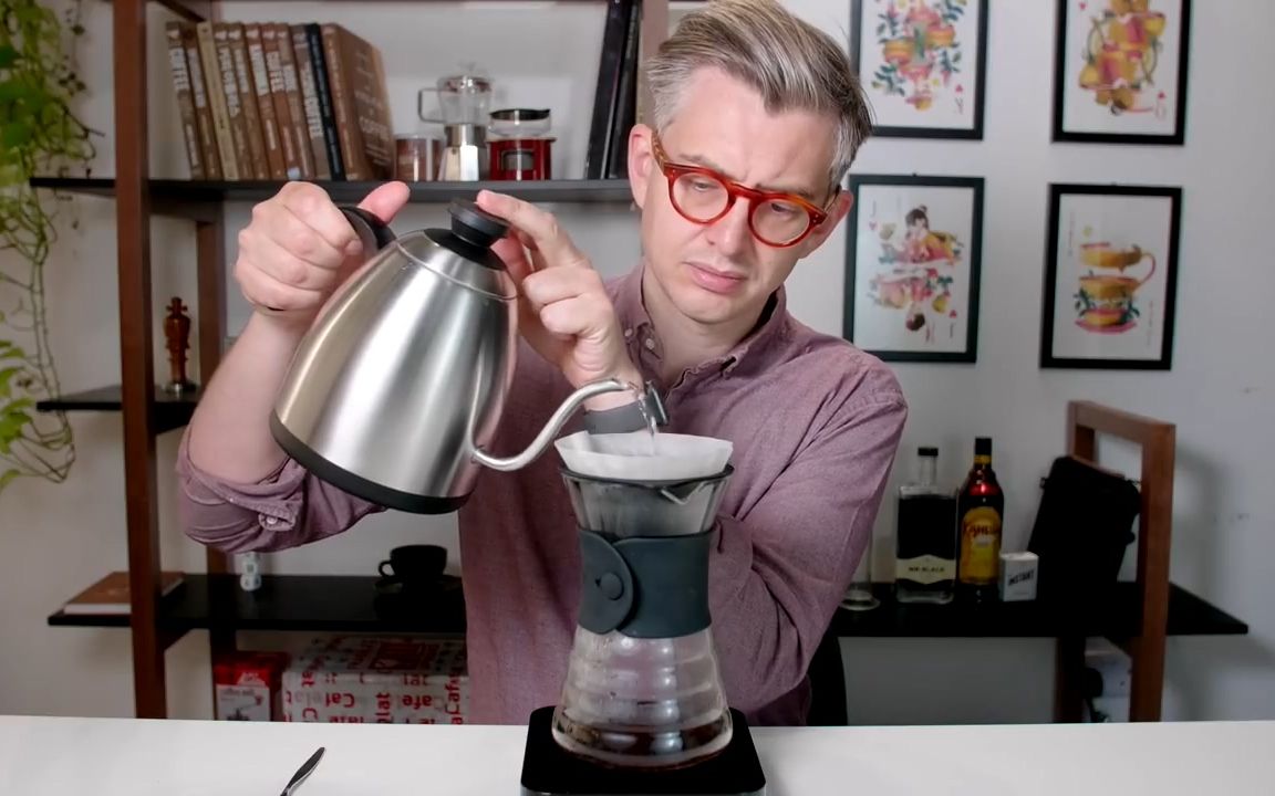 【coffee mint】Hario V60的终极使用技巧 by 詹姆斯霍夫曼(James Hoffmann)_哔哩哔哩_bilibili