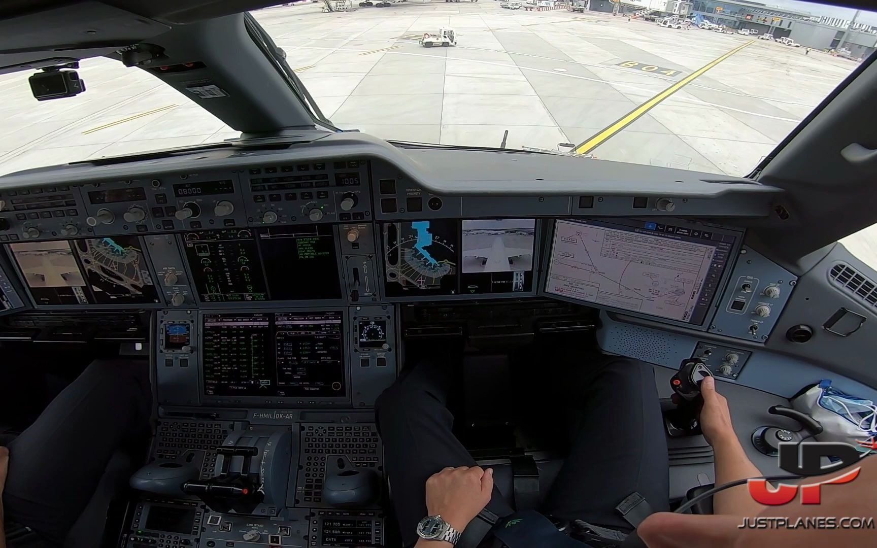 第一视角-空客A350-1000巴黎起飞
