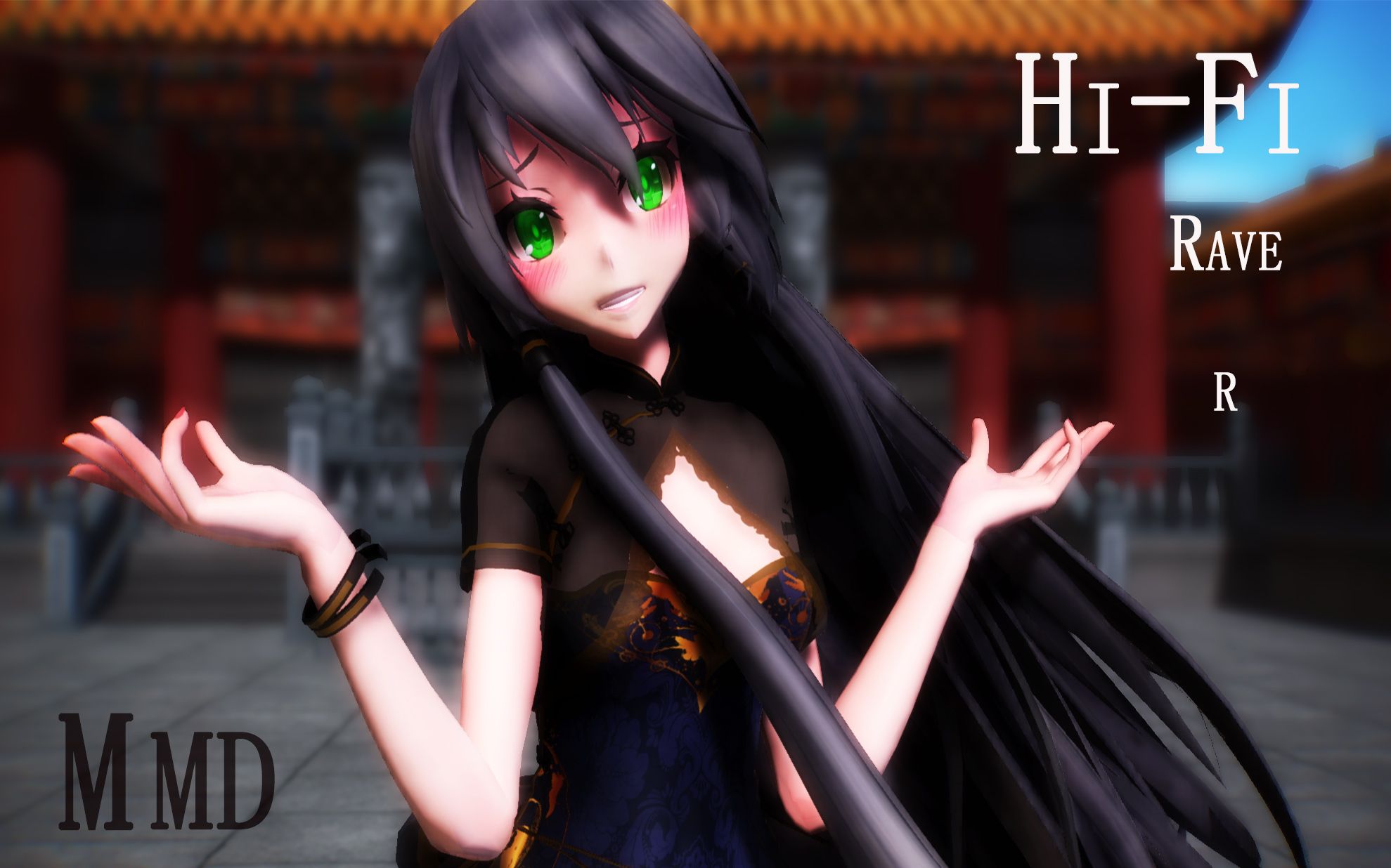 【mmd】洛天依 hifi raver