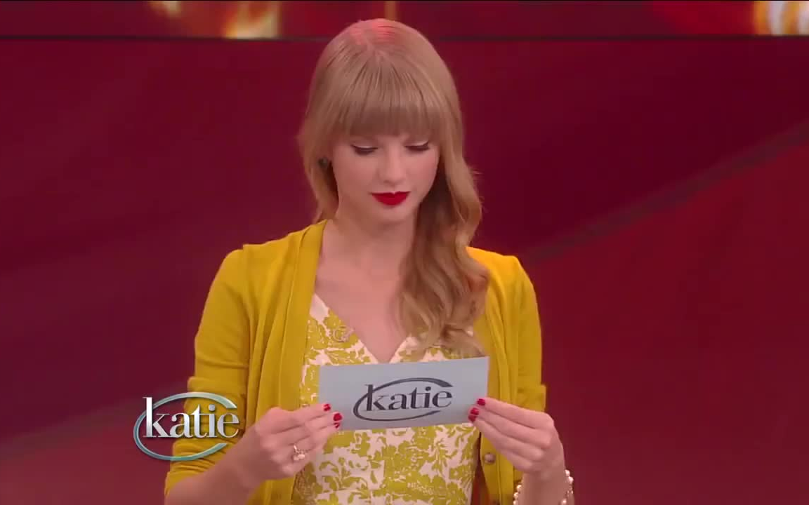 taylorswiftred时期接受katie的采访视频60fps