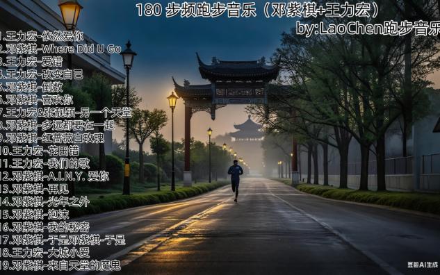 180步频跑步音乐精编12王力宏+邓紫棋 特辑（关注、点赞、收藏后续持续更新）