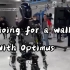 Going for a walk with Optimus