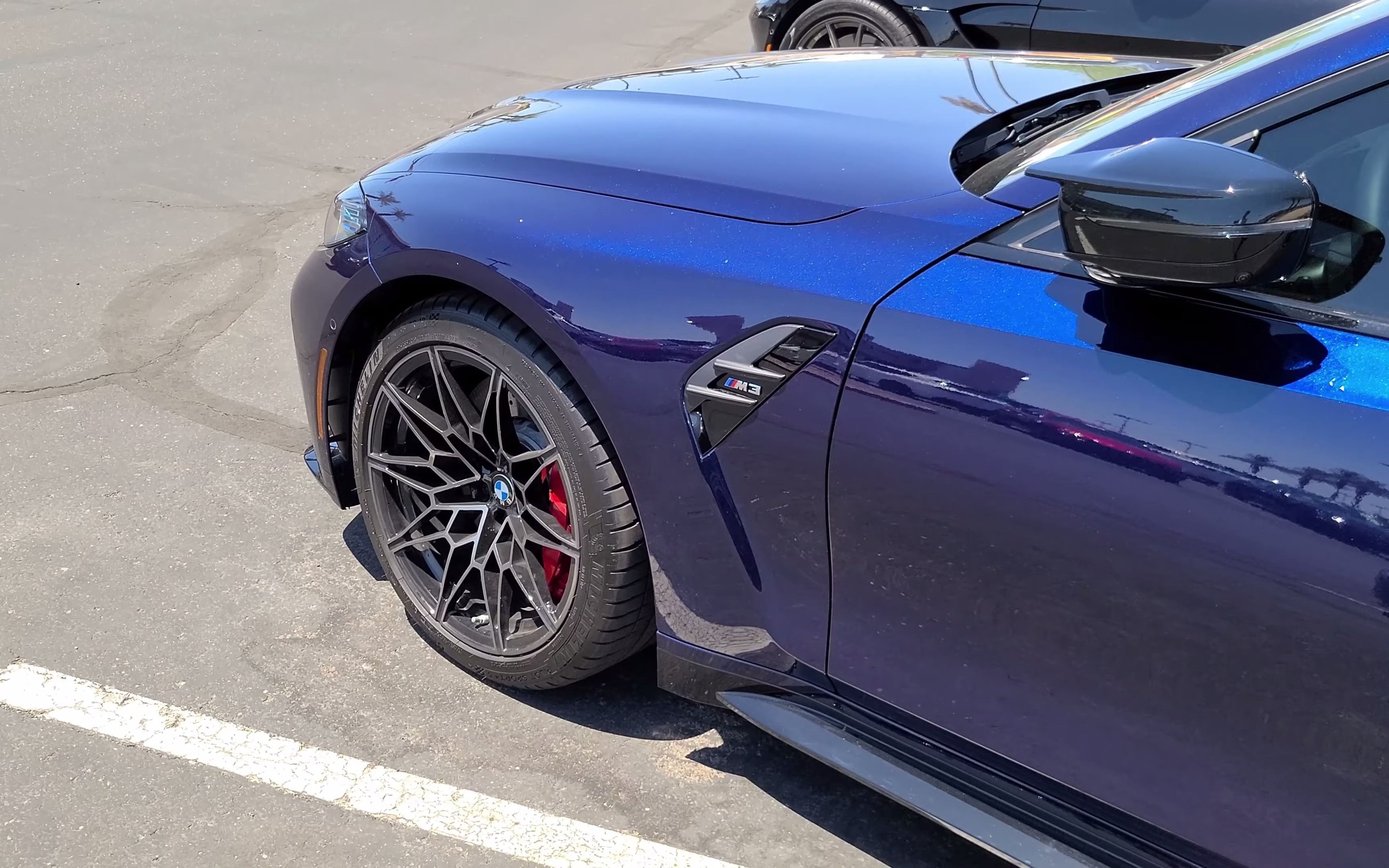 The All NEW 2021 BMW M3 G80 in Tanzanite Blue II Metallic