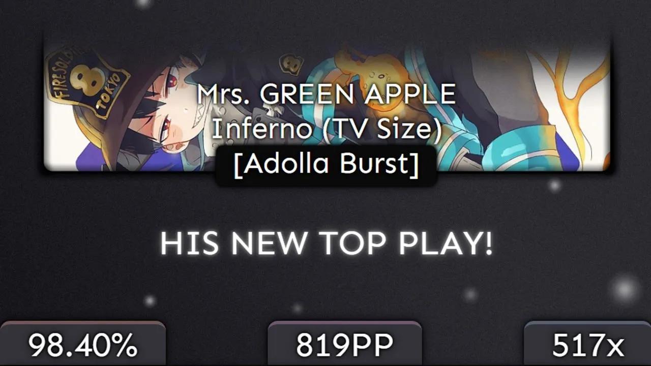 Dialga Mrs Green Apple Inferno Adolla Burst Hddt 98 40 Fc 3 2pp 哔哩哔哩 つロ干杯 Bilibili