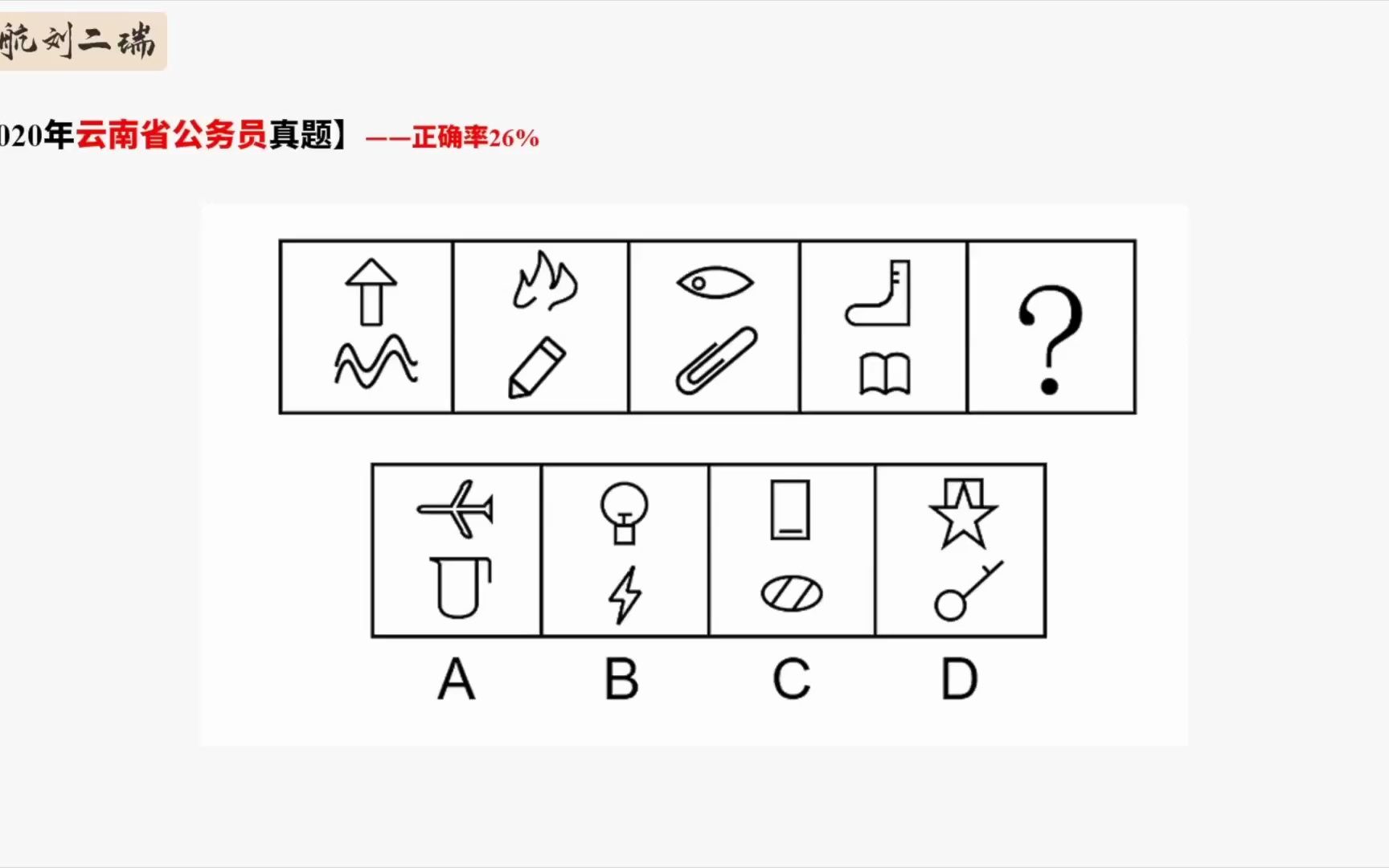 【图形推理】这道20%的正确率的图推题有点难啊!哔哩哔哩bilibili