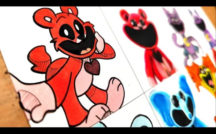 【Poppy Playtime】微笑小动物们第二弹，两种画风你喜欢哪一个？