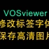 【VOSviewer-7】修改标签字体 & 保存高清图片