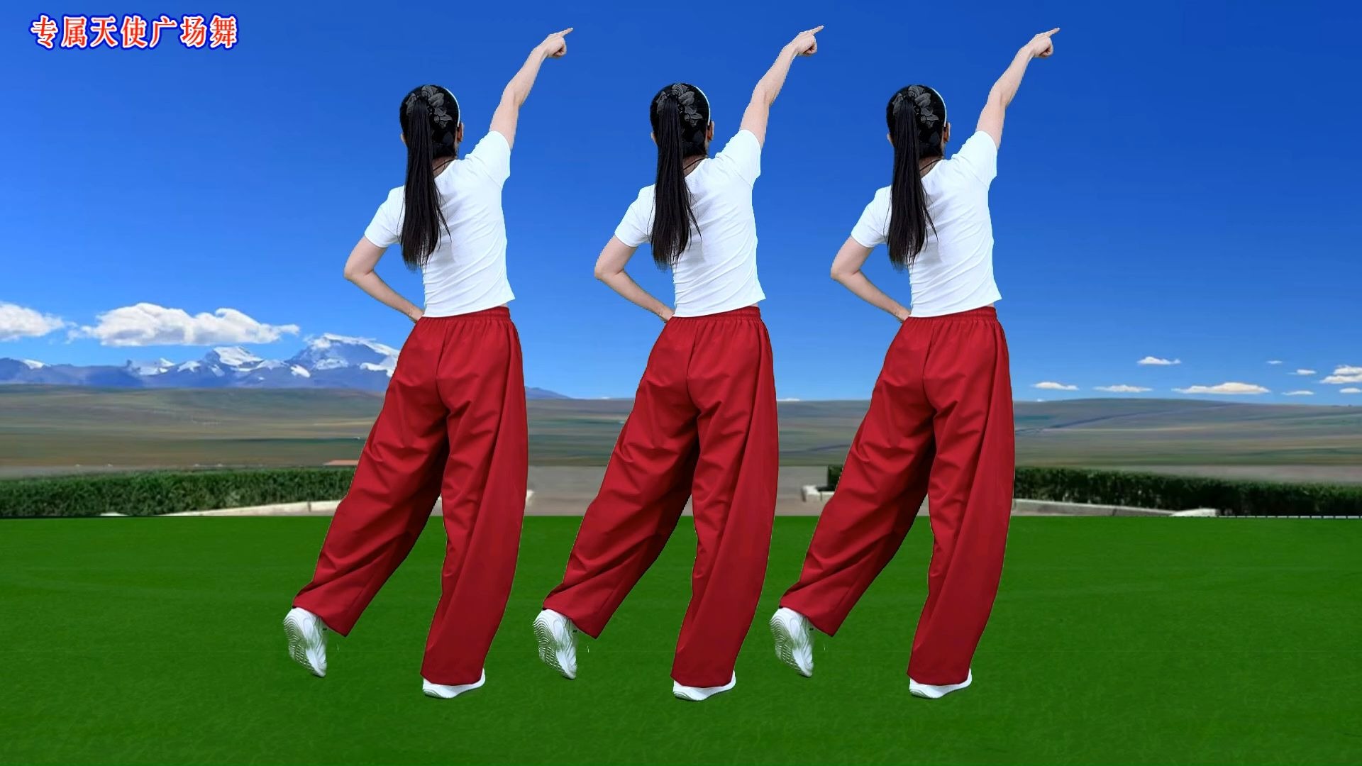 广场舞《江湖夜雨十年灯》动感弹跳步子舞，背面演示更好学