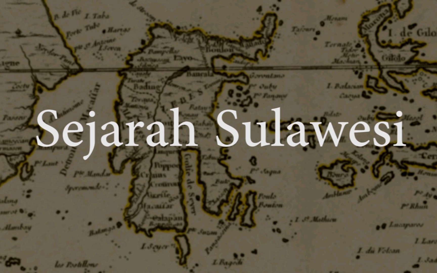 【历史地图】苏拉威西岛