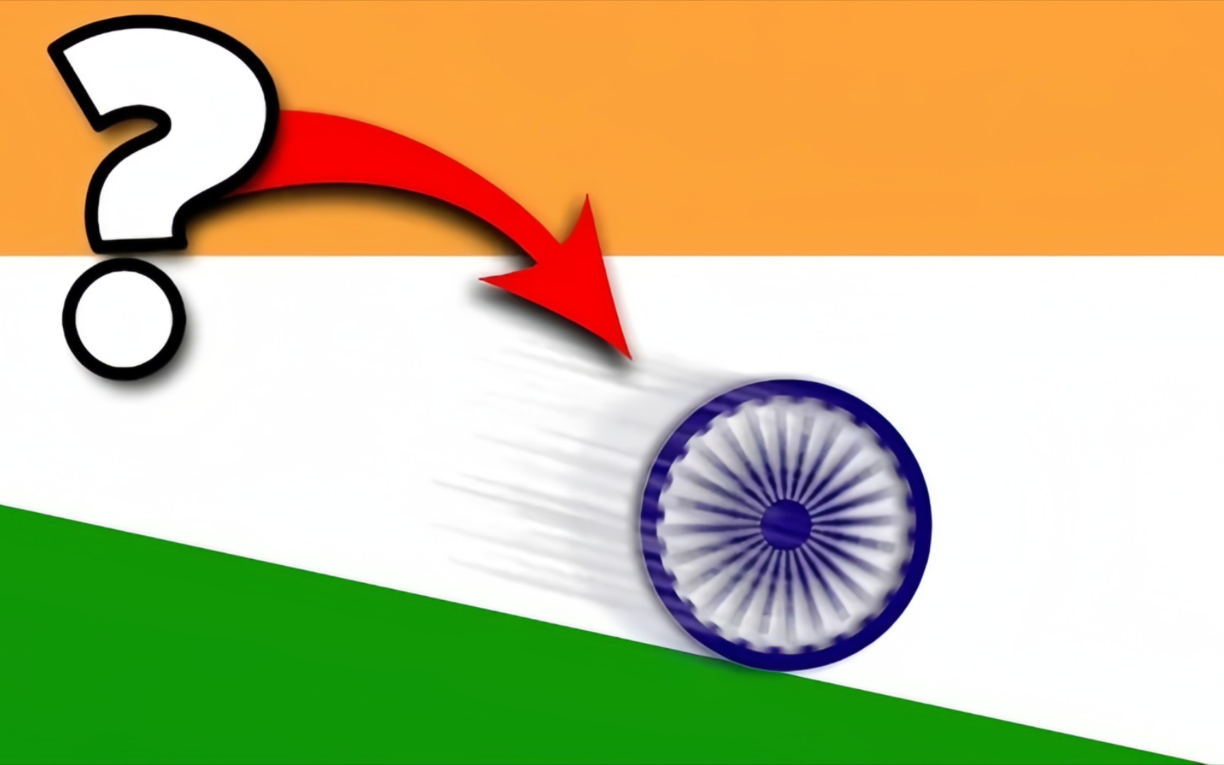 当印度国徽滚落到其他国旗上