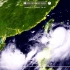 台风201709纳沙(Nesat)、台风201710海棠(Haitang)红外卫星云图