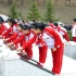 珲春市第四中学祭扫烈士墓暨模走红军长征路远足拉练活动