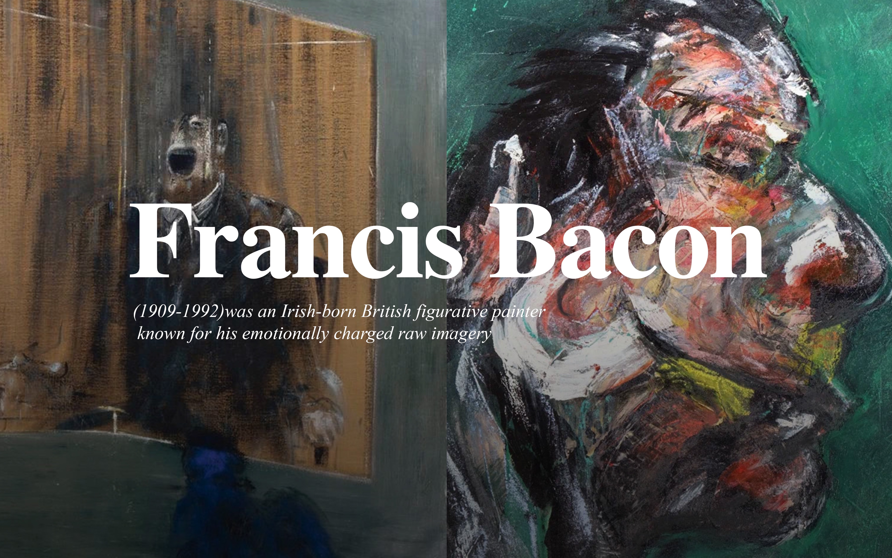 【遇见艺术】弗朗西斯ⷥŸ𙦠𙮐‹ Francis Bacon | 人与野兽的边界哔哩哔哩bilibili