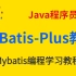 MyBatis Plus入门使用教程